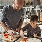 family cooking