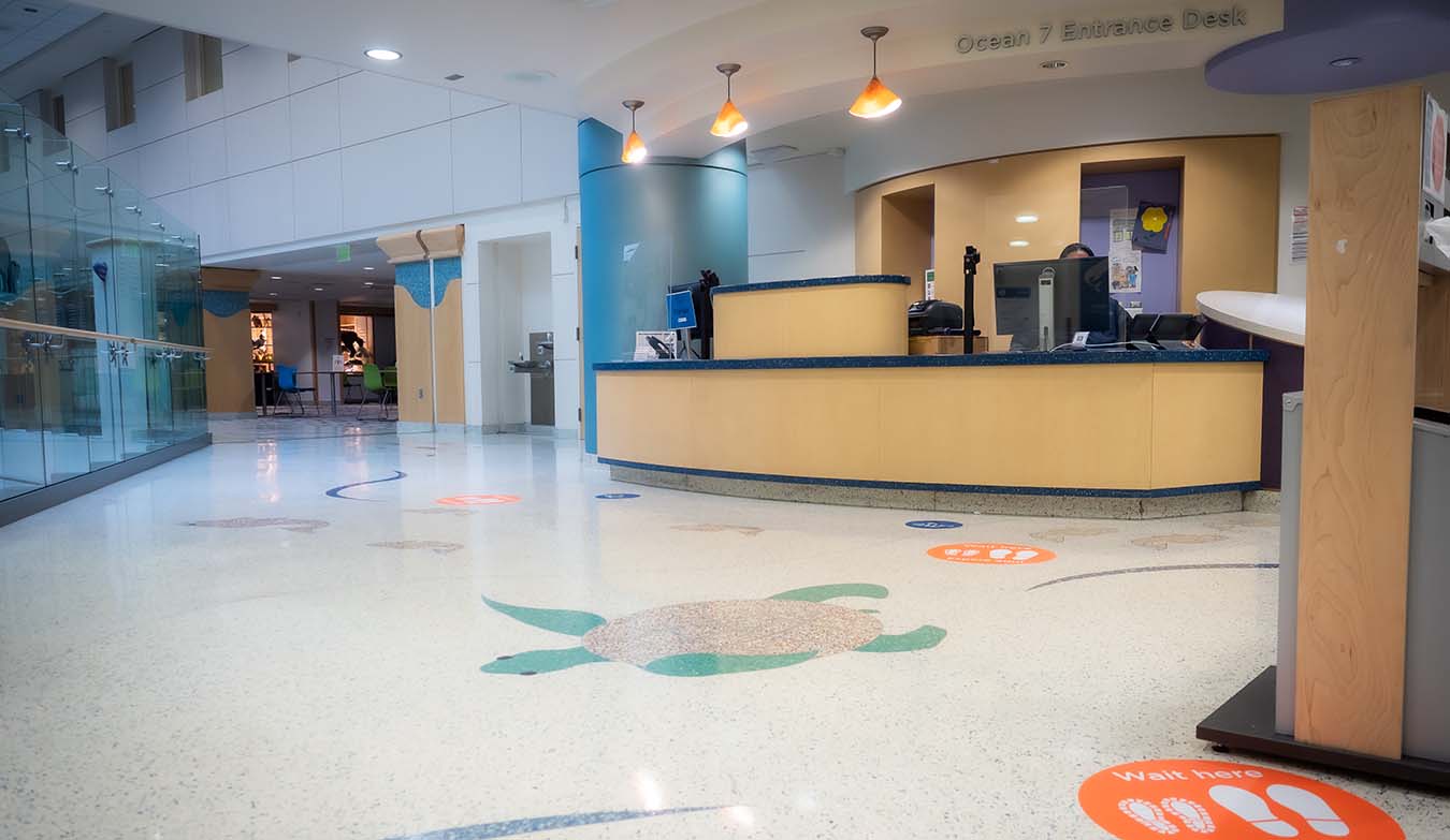 Hospital Campus Ocean Lobby